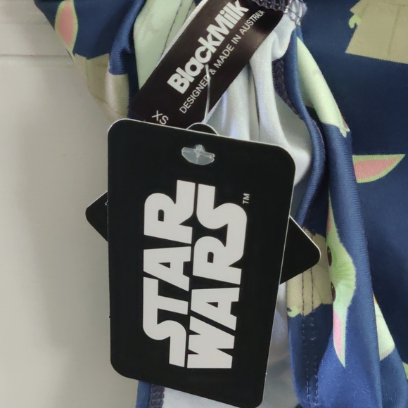 The Child Blackmilk Baby Yoda Tie front Tee - Picture 3 of 3